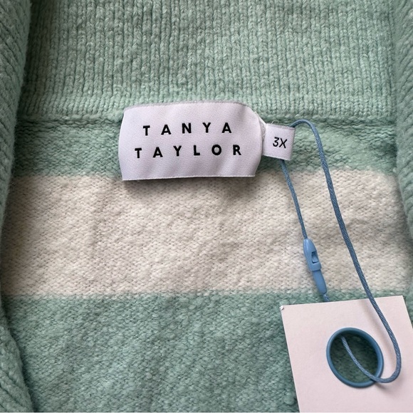 NWT Tanya Taylor Maise Knit collared striped sweater - Picture 5 of 8
